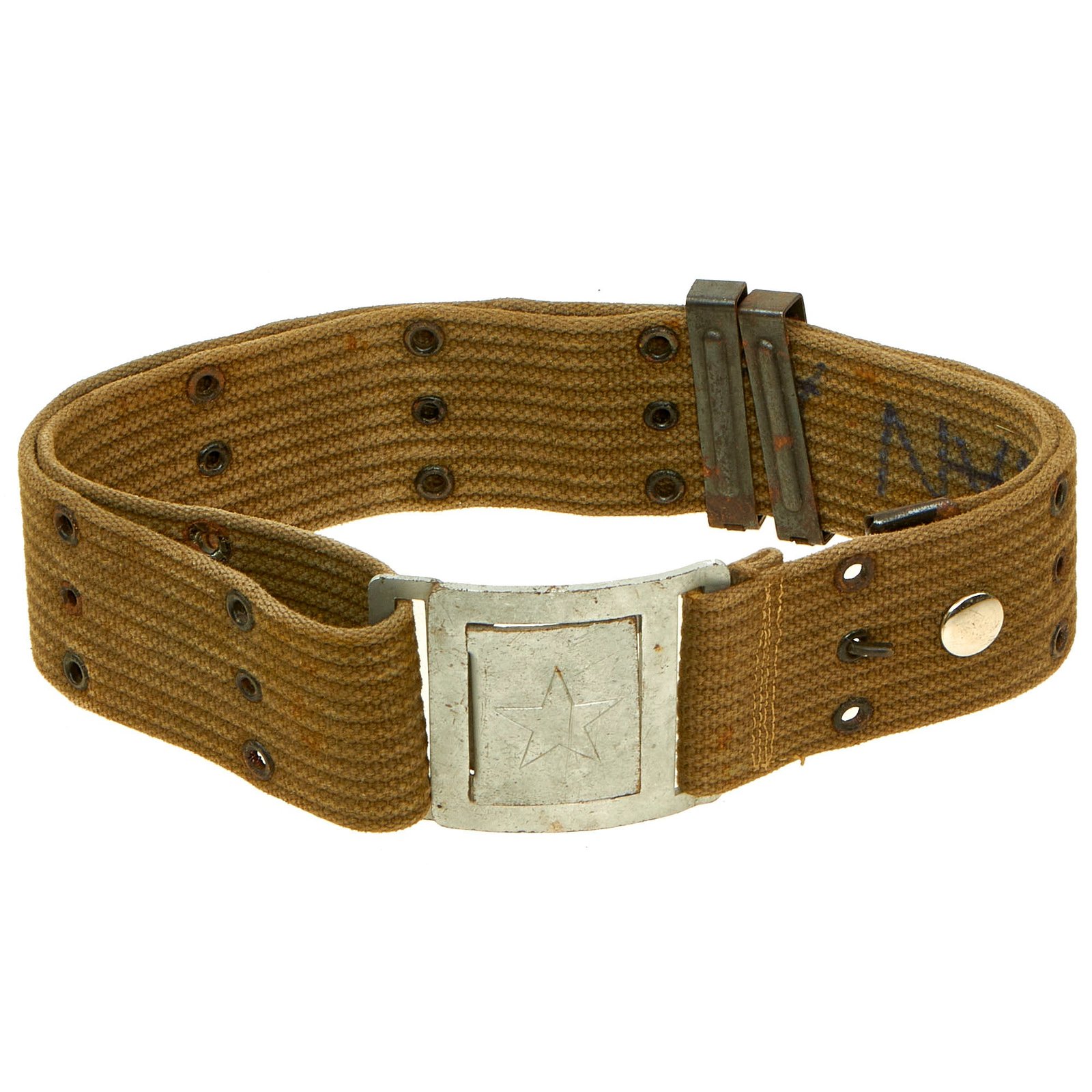 Buy Original U.S. Vietnam War North Vietnamese Army NVA Waist Belt with Steel Buckle | Original Firearms Antique For Sale