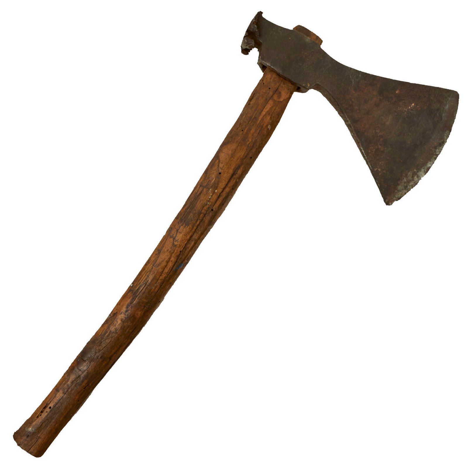 Buy Original U.S. / British Early Revolutionary War era Colonial Blacksmith Hand Forged Felling Axe | Original Firearms Antique For Sale