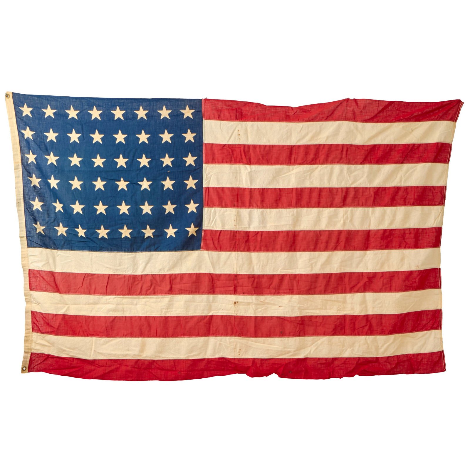 Buy Original U.S. WWII 48 Star Flag with Brass Eyelets - 44 x 72” | Original Firearms Antique For Sale