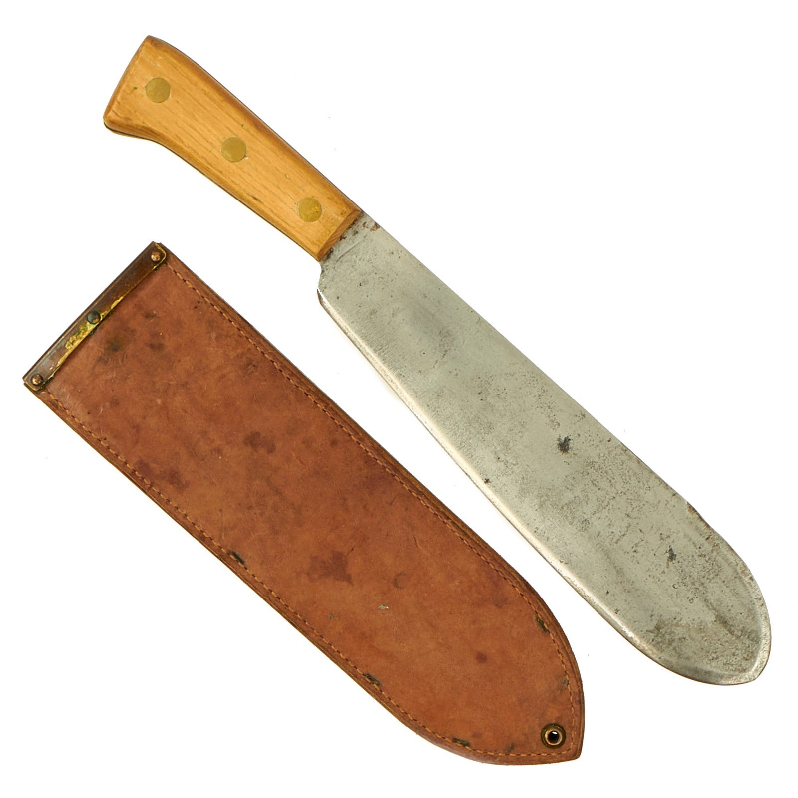 Buy Original U.S. WWII USMC Bolo Knife by Chatillon, N.Y. with BOYT 1944 Scabbard | Original Firearms Antique For Sale
