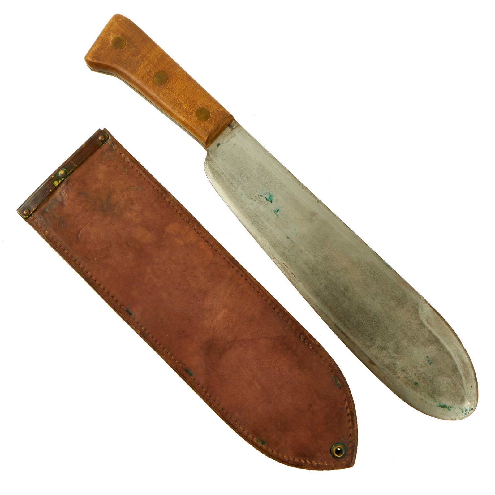 Buy Original U.S. WWII USMC Bolo Knife by Chatillon, N.Y. with BOYT 1944 Scabbard | Original Firearms Antique For Sale
