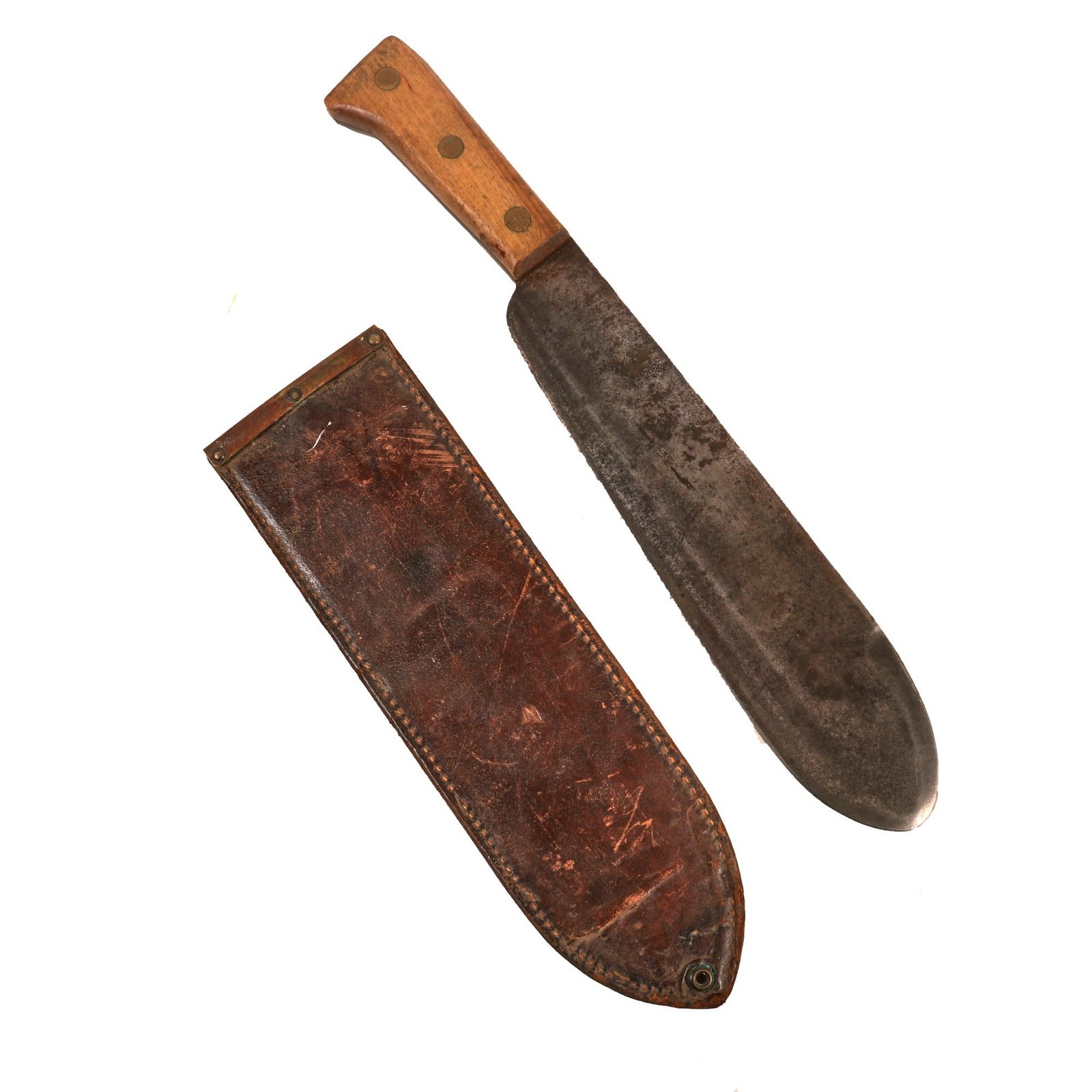 Buy Original U.S. WWII USMC Bolo Knife by Chatillon, N.Y. with BOYT 1944 Scabbard | Original Firearms Antique For Sale