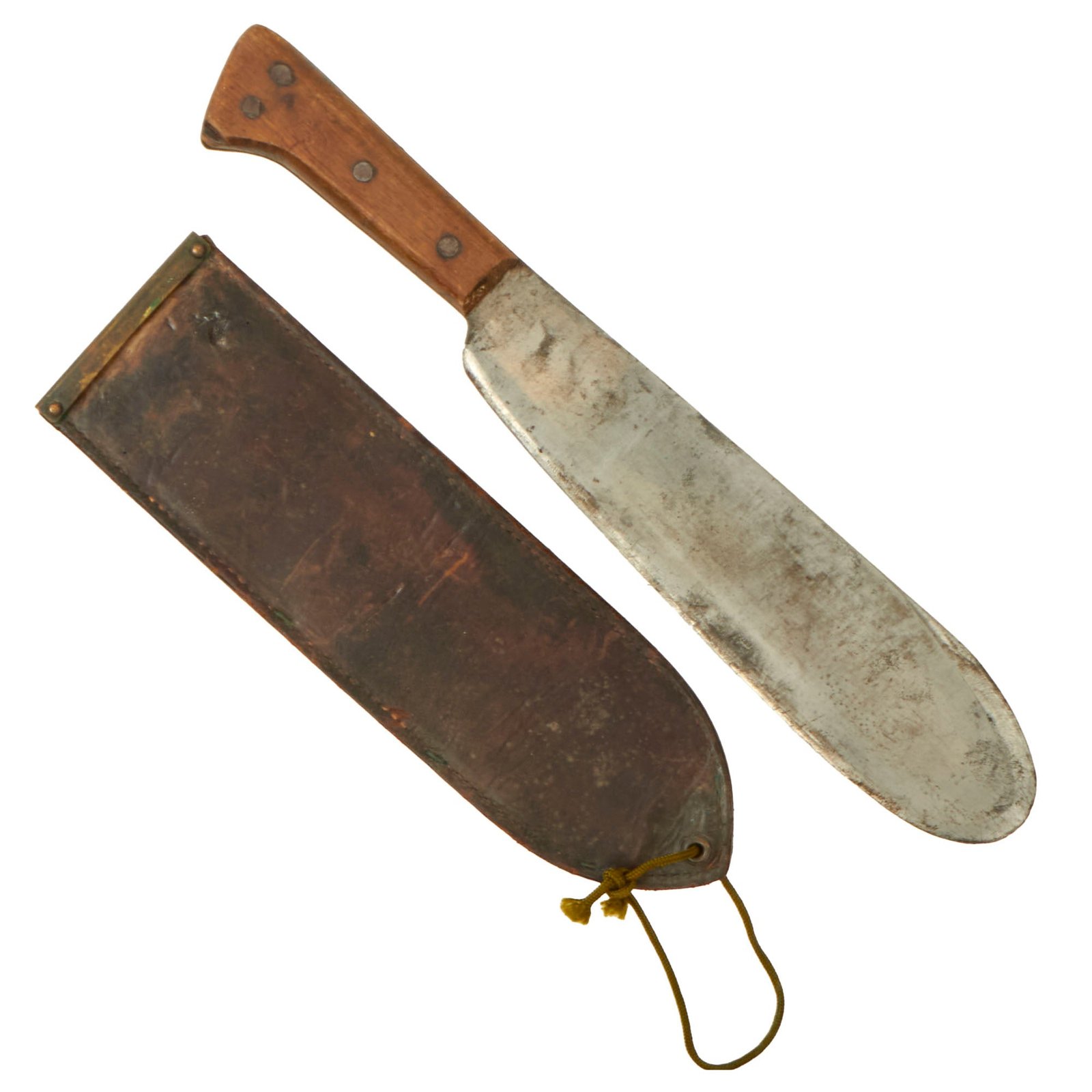 Buy Original U.S. WWII USMC Medical Corpsman Bolo Knife with BOYT 1943 Scabbard | Original Firearms Antique For Sale