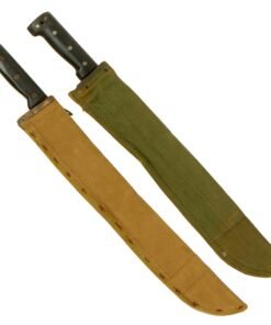 Buy Original U.S. & British WWII Machetes With Scabbards Lot - (2) Sets, Dated 1942 and 1945 | Original Firearms Antique For Sale