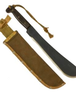 Buy Original Scarce Australian WWII 15” Machete with Plastic Handles and Canvas Sheath - Dated 1944 | Original Firearms Antique For Sale
