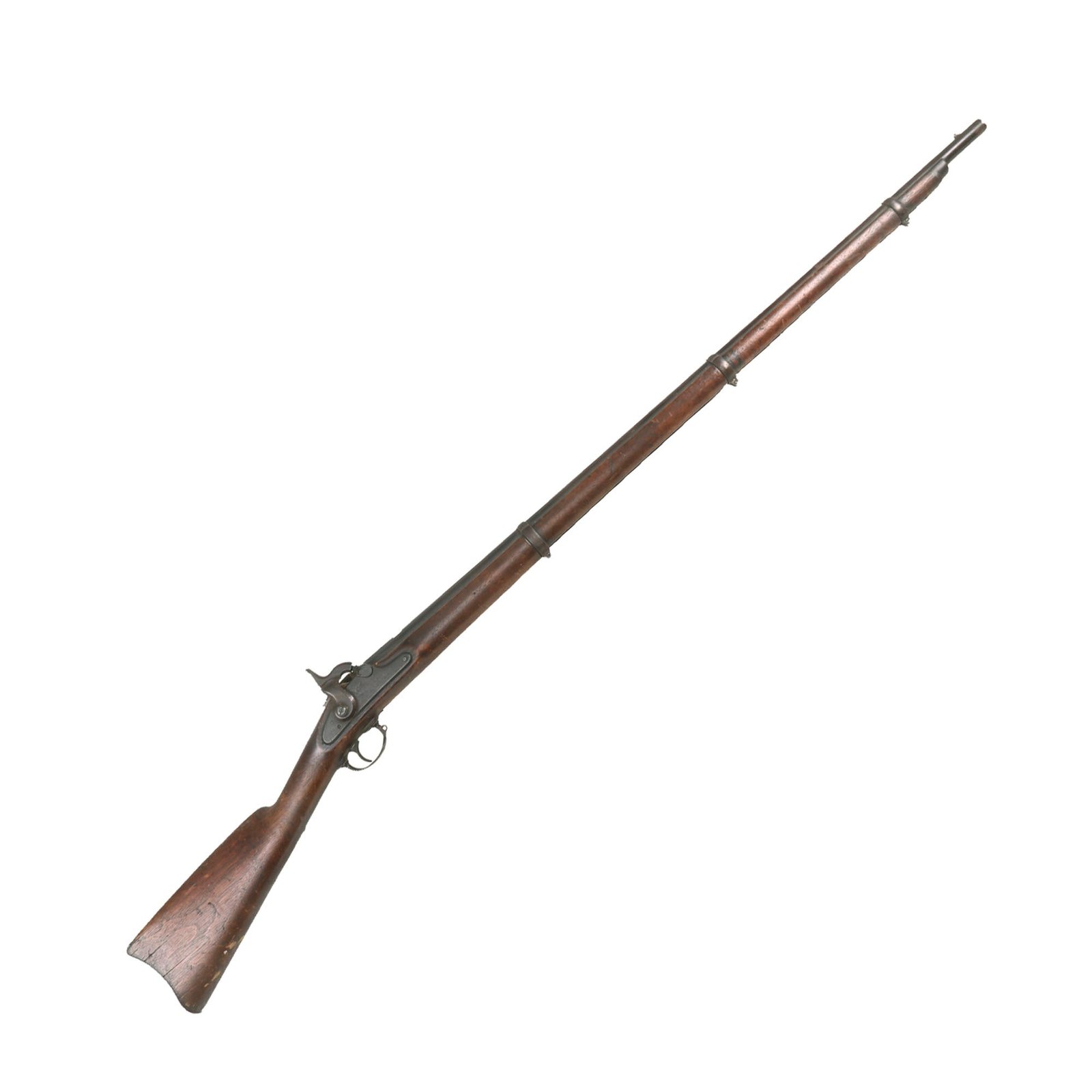 Buy Original U.S. Civil War Springfield Model 1863 Type II Percussion Rifled Musket Dated 1863 - Service Worn Condition | Original Firearms Antique For Sale