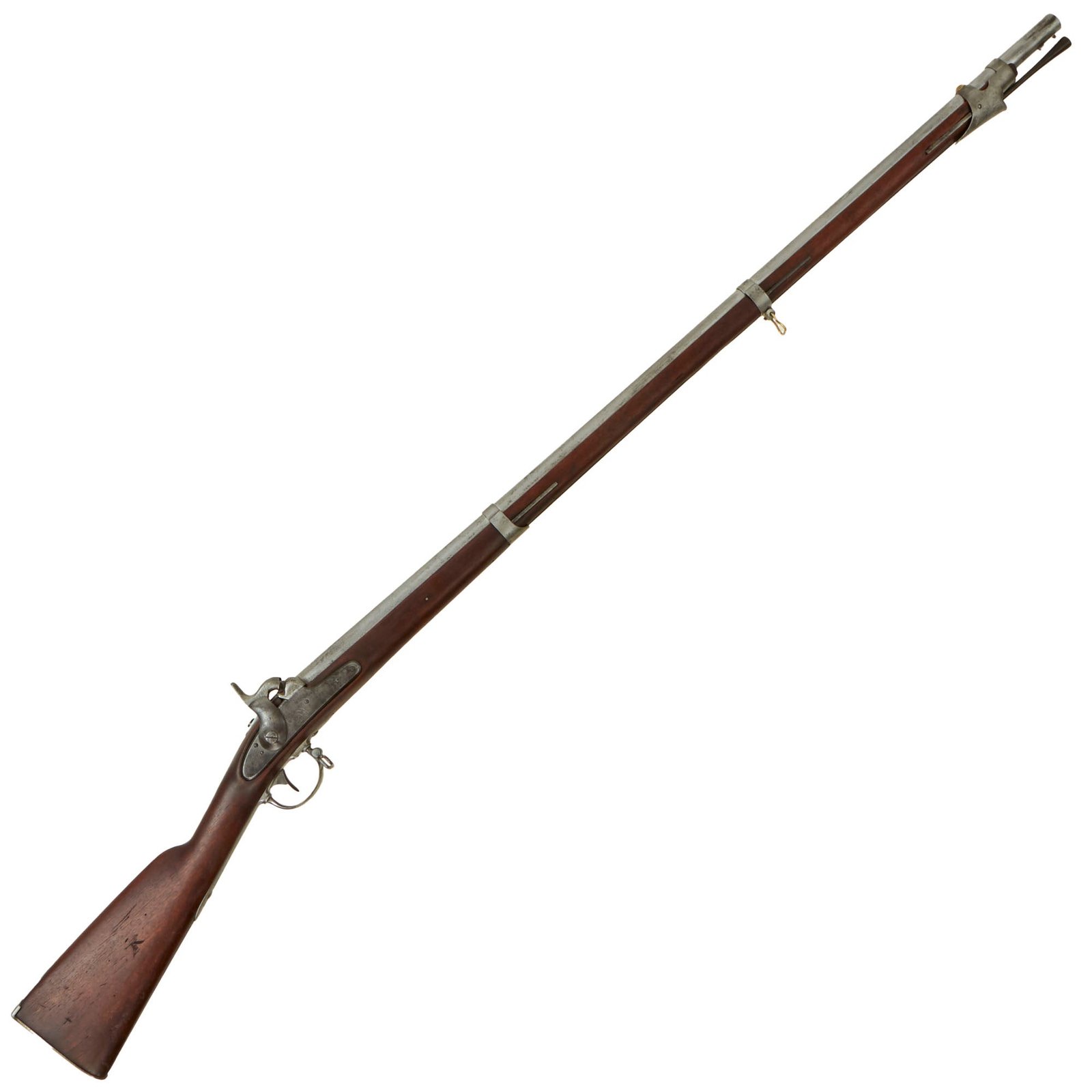 Buy Original U.S. Civil War Era Springfield Model 1842 Percussion Musket by Springfield Arsenal - Dated 1845 | Original Firearms Antique For Sale