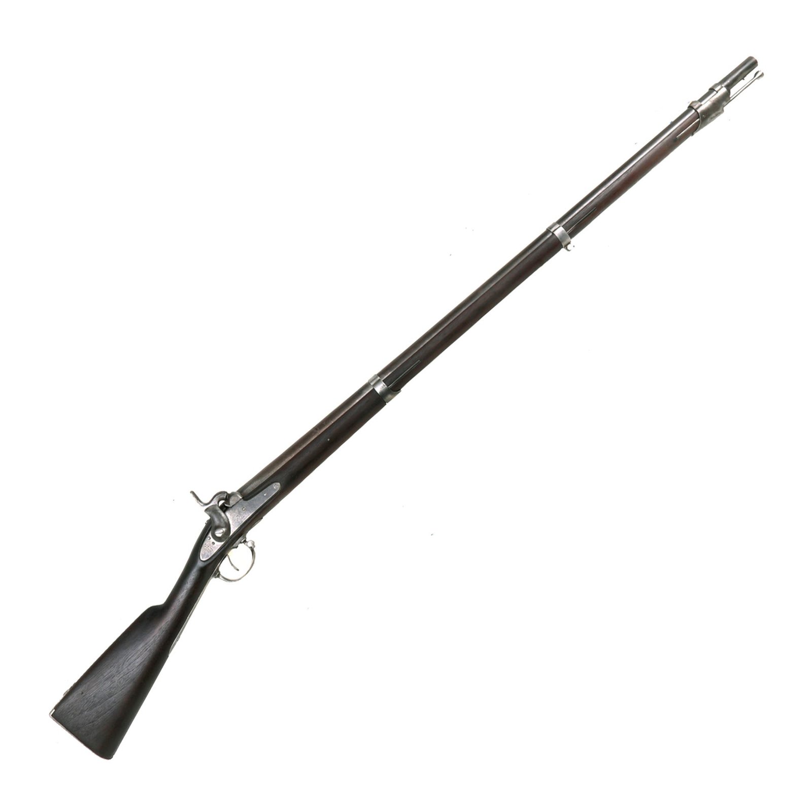 Buy Original U.S. Civil War Era Springfield Model 1842 Percussion Musket by Springfield Arsenal - Dated 1845 | Original Firearms Antique For Sale