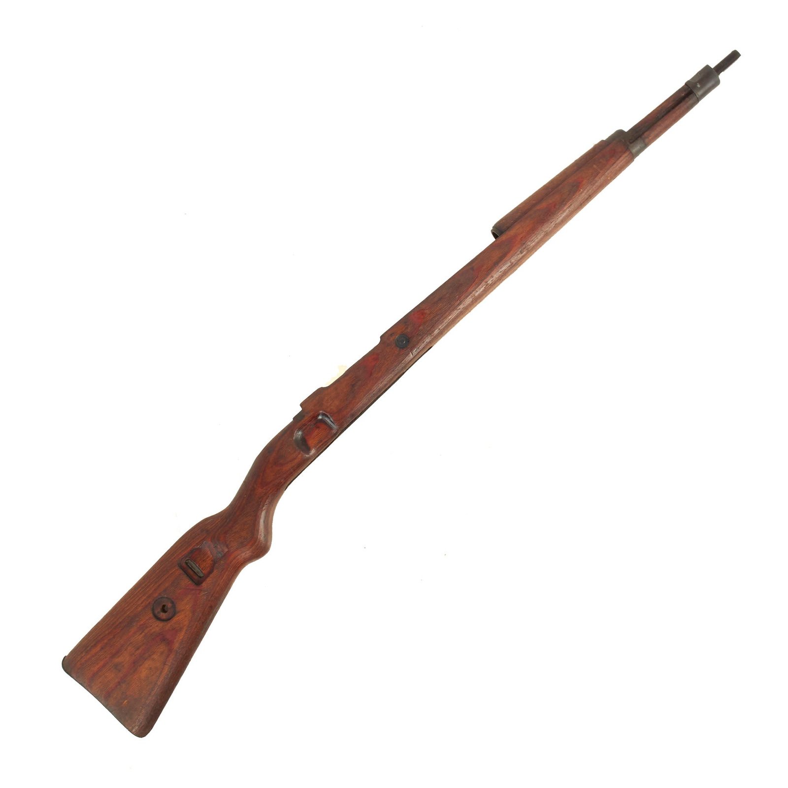 Buy Original German WWII Karabiner 98k Stock Set with Flat Butt Plate & 25mm Bolt Hole (No Fitting) - Worn Markings - K98k | Original Firearms Antique For Sale