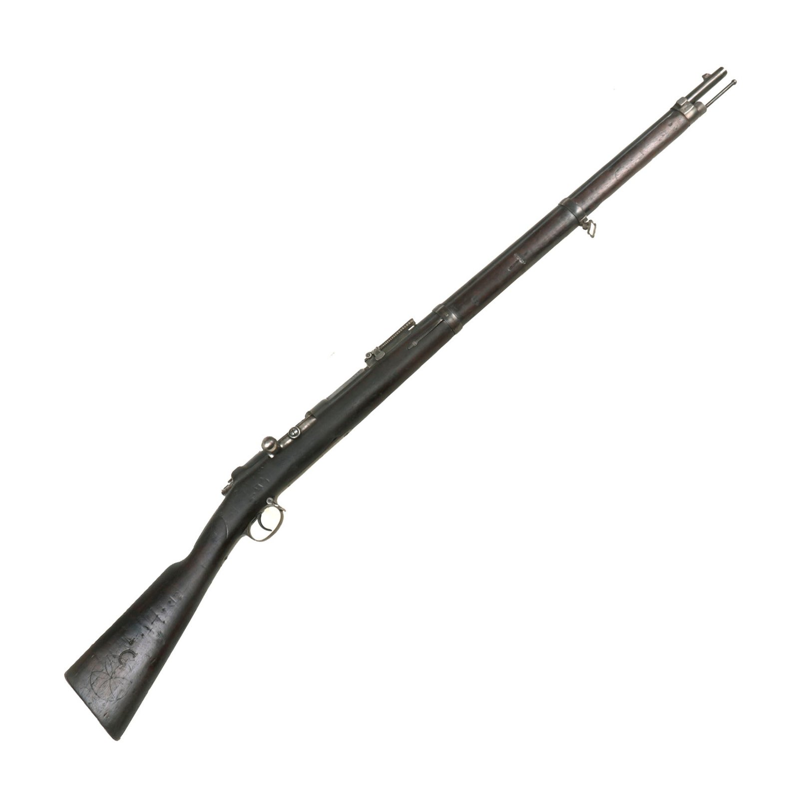 Buy Original Imperial German Mauser Model 1871/84 Magazine Service Rifle by Erfurt Dated 1887 - Serial 2158 | Original Firearms Antique For Sale
