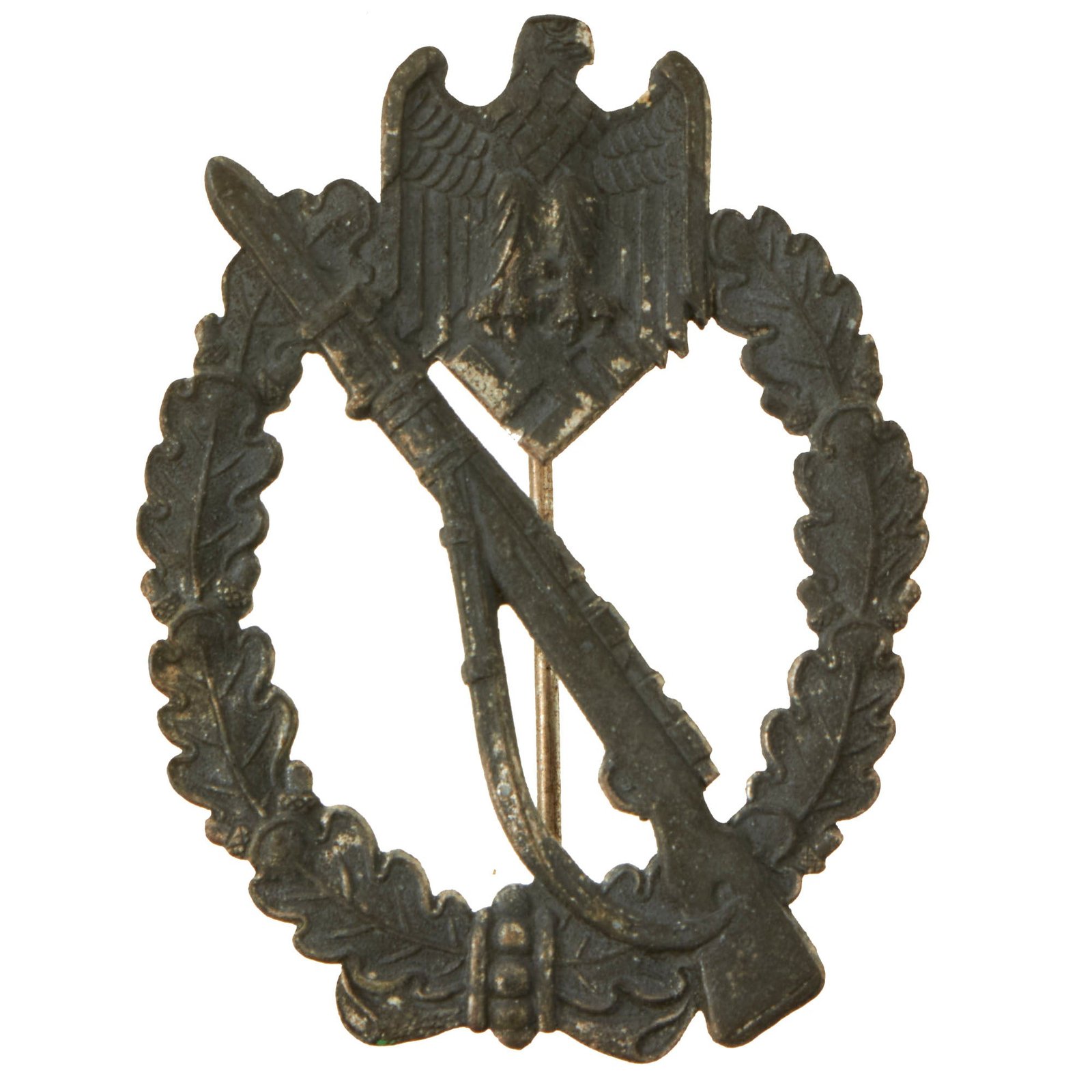 Buy Original German WWII Silver Grade Infantry Assault Badge -  Unmarked | Original Firearms Antique For Sale