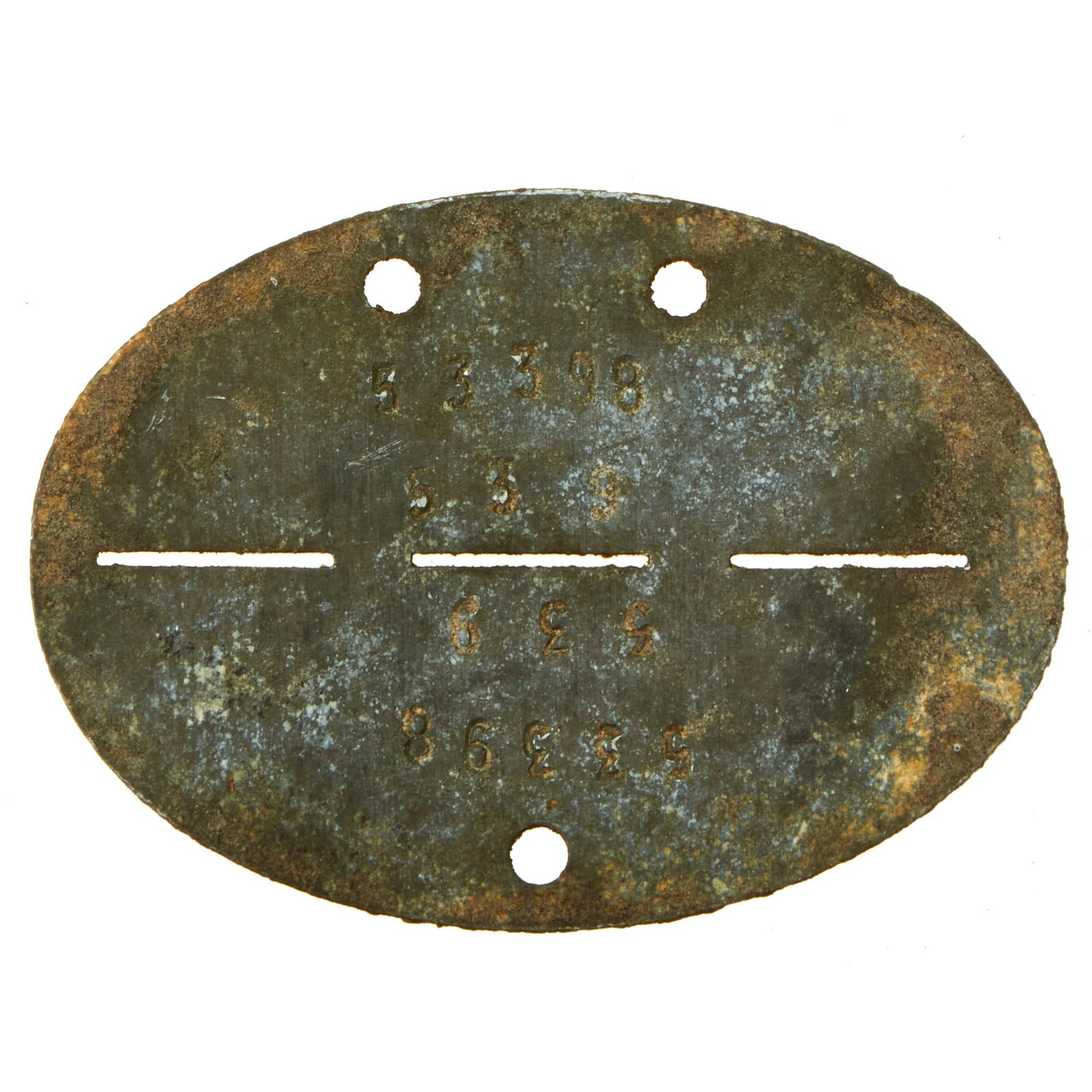 Buy Original German WWII Identity Disc Dog Tag - 7th Company Fallschirmjäger Regiment 16 - No. 539 | Original Firearms Antique For Sale