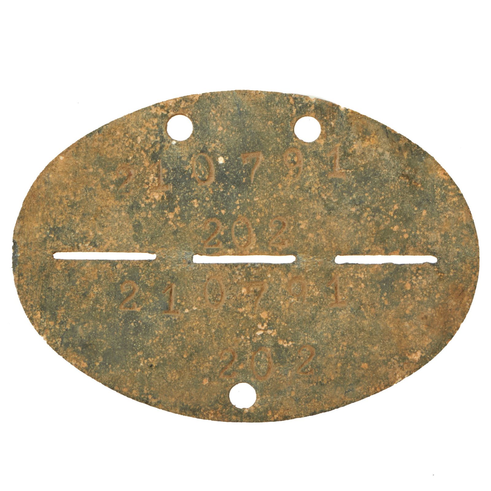 Buy Original German WWII Identity Disc Dog Tag - Fallschirm Panzergrenadier Regiment 3 Hermann Göring - No. 202 | Original Firearms Antique For Sale