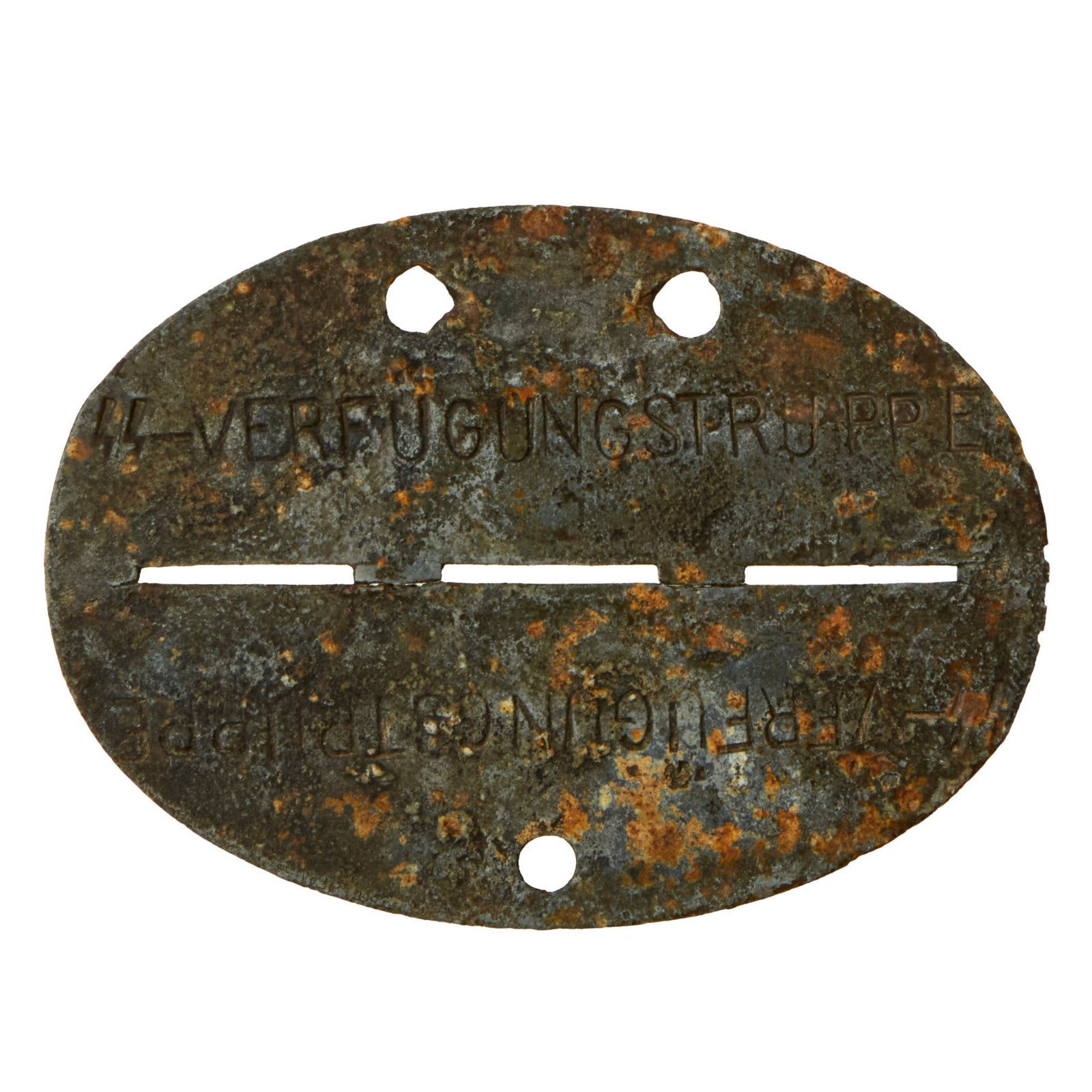 Buy Original German WWII 2nd SS Panzer Division Signals Battalion Identity Disc Dog Tag - No. 1274 | Original Firearms Antique For Sale
