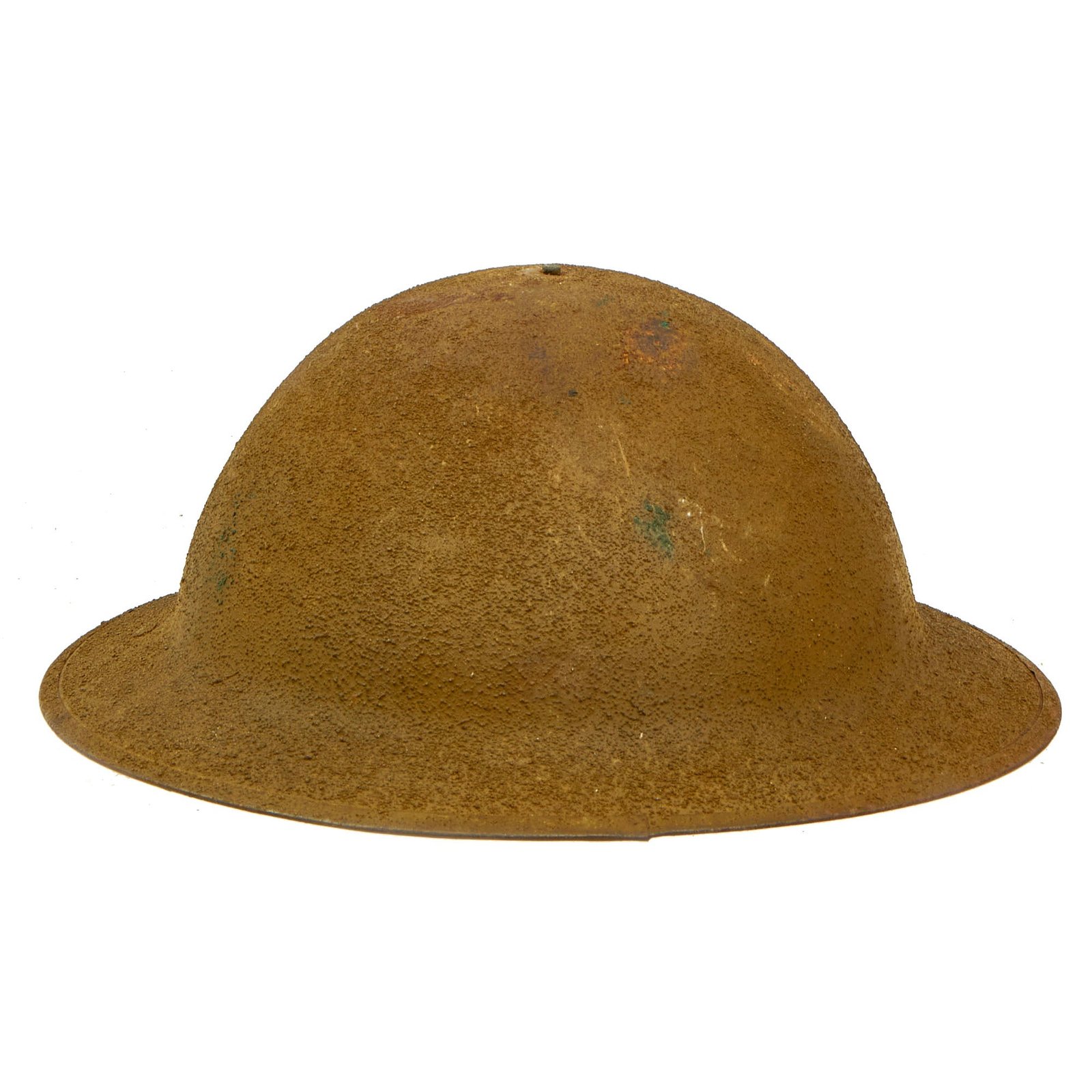 Buy Original British WWI Texture Painted Mk 1 Brodie Helmet by James Dixon & Sons Ltd of Sheffield | Original Firearms Antique For Sale