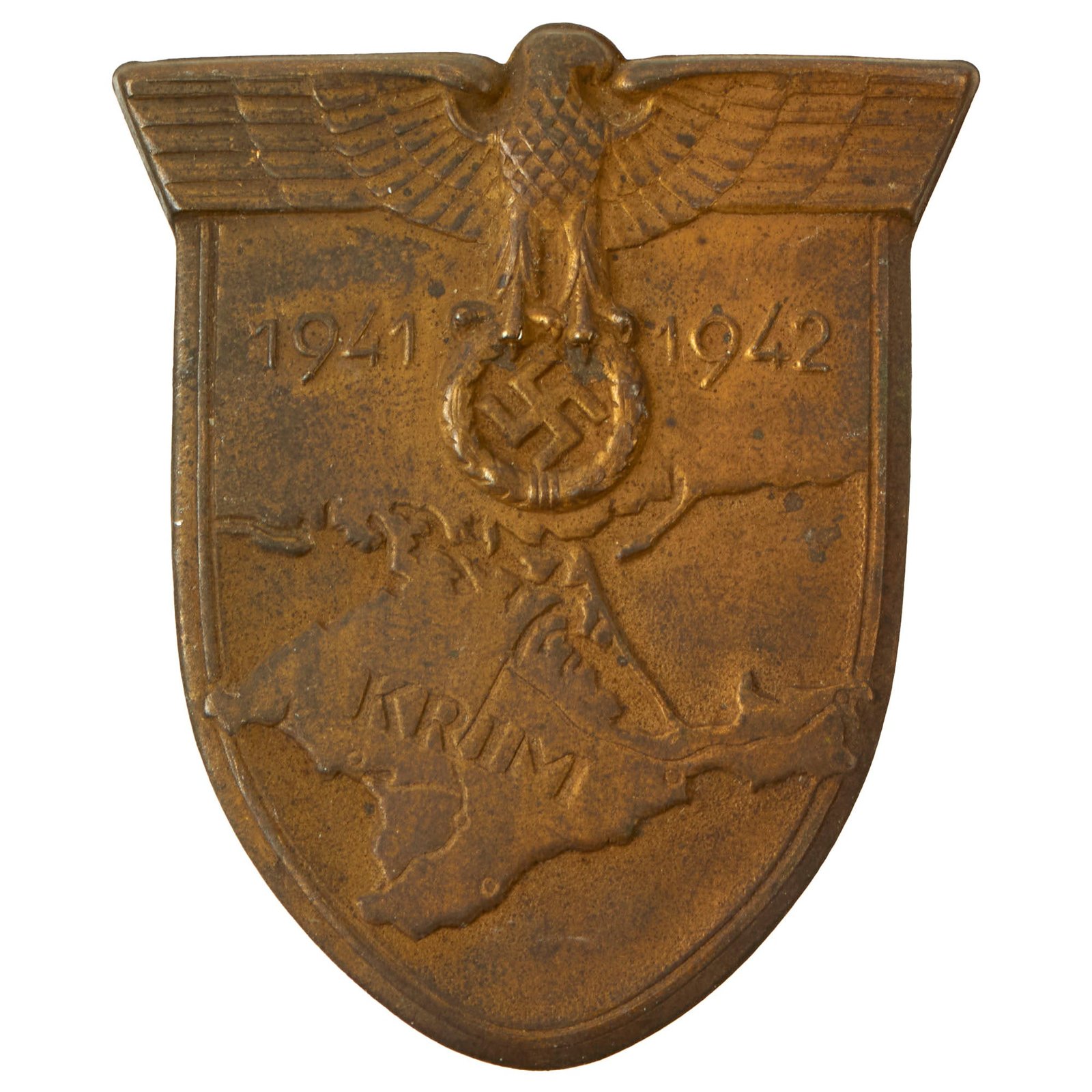 Buy Original German WWII Heer Army Crimea Krim Shield Decoration - Krimschild | Original Firearms Antique For Sale