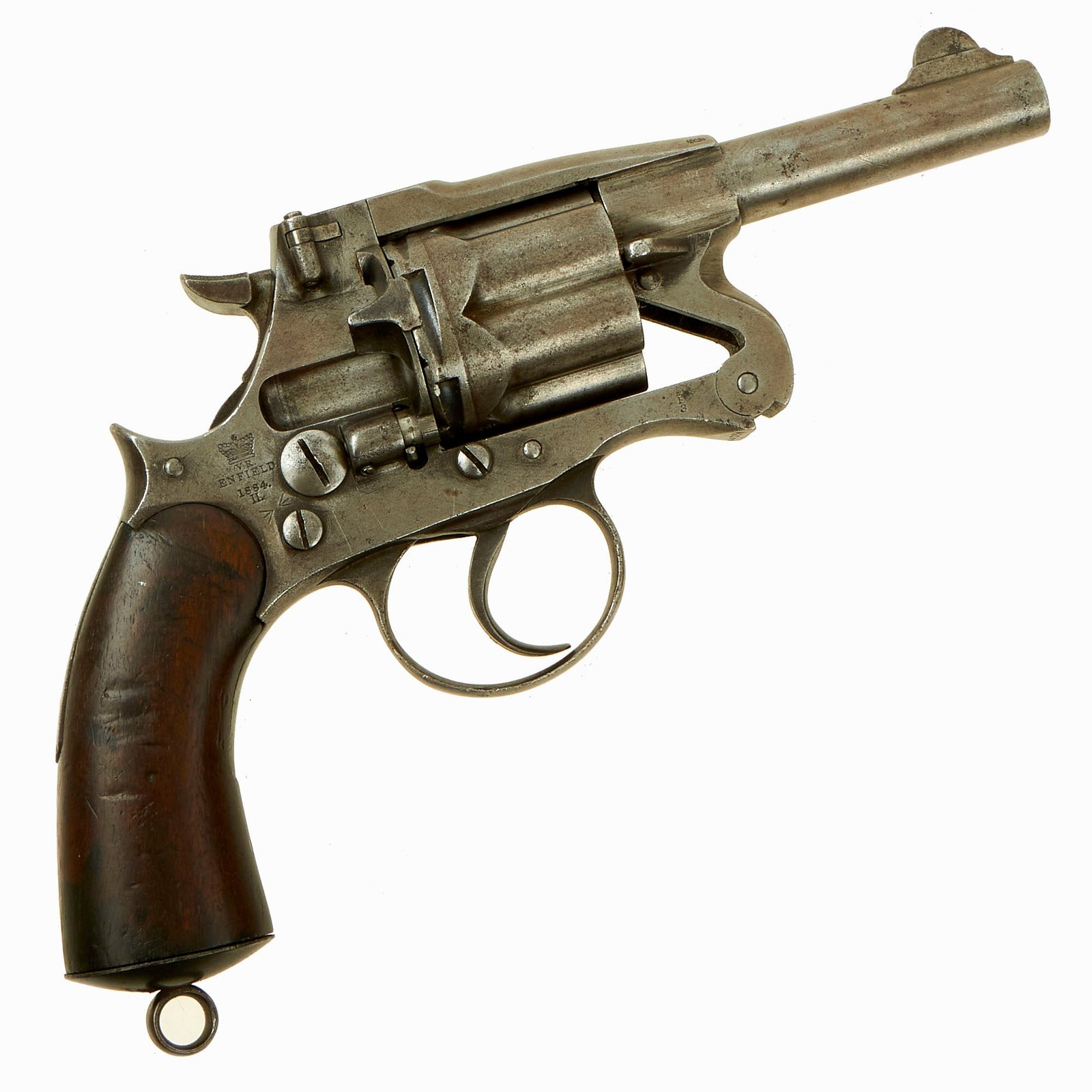 Buy Original British Victorian Enfield MkII .476 Service Revolver Serial A1388 Issued to 3rd Australian Military District - Dated 1884 | Original Firearms Antique For Sale