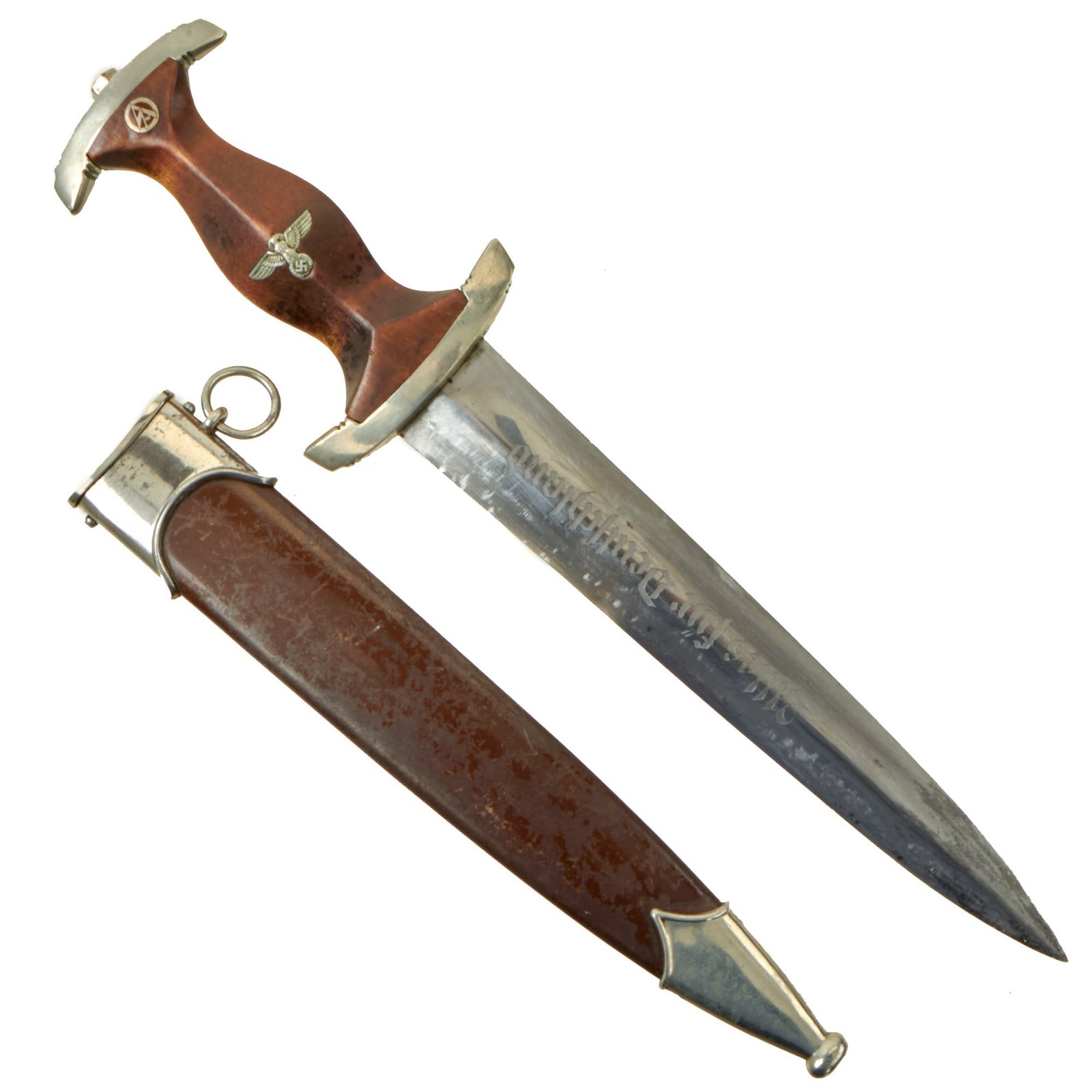 Buy Original German Early WWII SA Dagger by Paul F. Dick of Esslingen with Scabbard | Original Firearms Antique For Sale