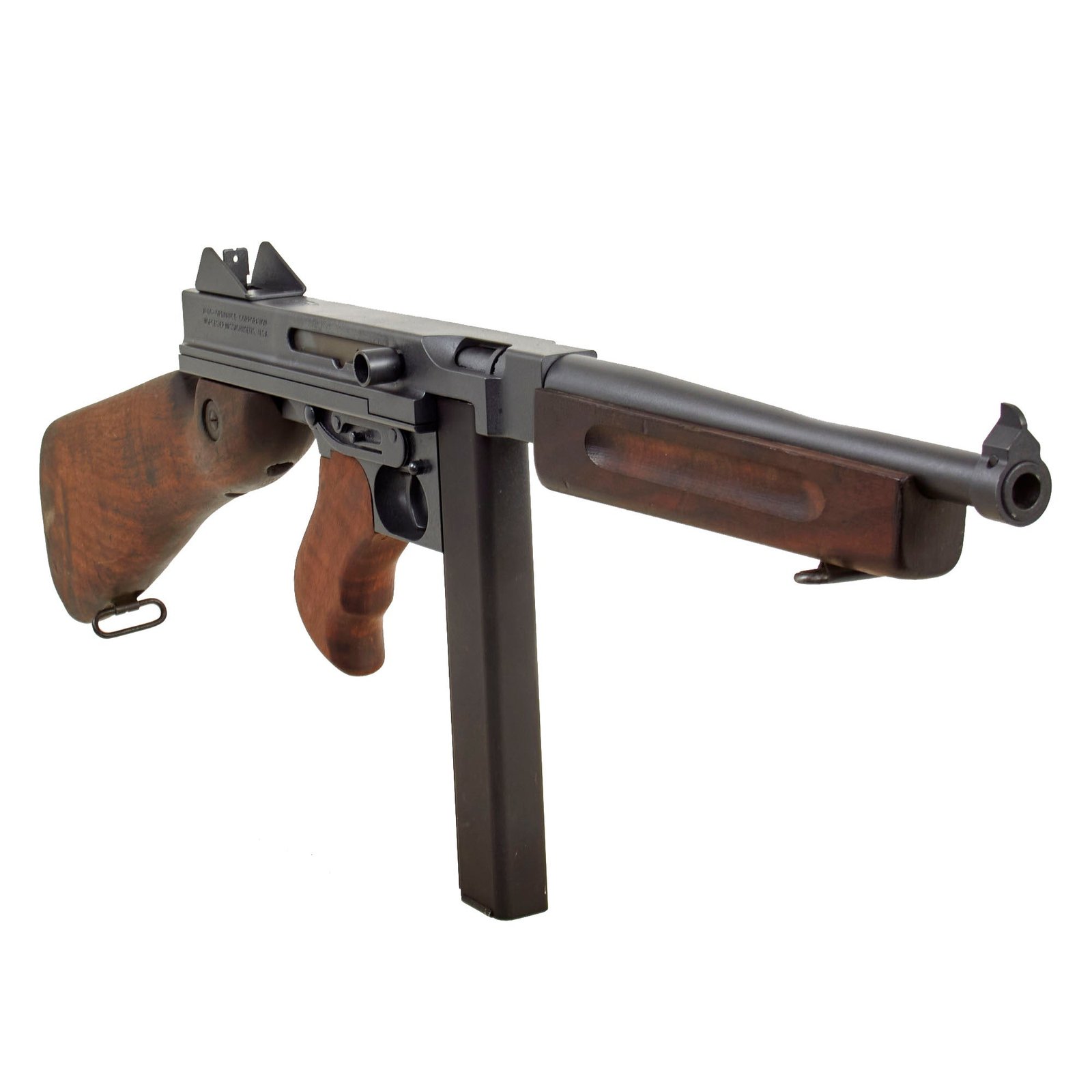 Buy U.S. WWII Thompson M1A1 Airsoft Pellet Submachine Gun with Original WWII Issue Stocks & Magazine | Original Firearms Antique For Sale