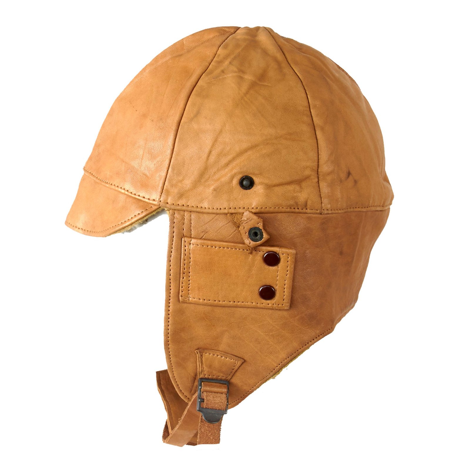 Buy Original U.S. WWI Era Private Purchase Aero Squadron Leather Flying Helmet | Original Firearms Antique For Sale