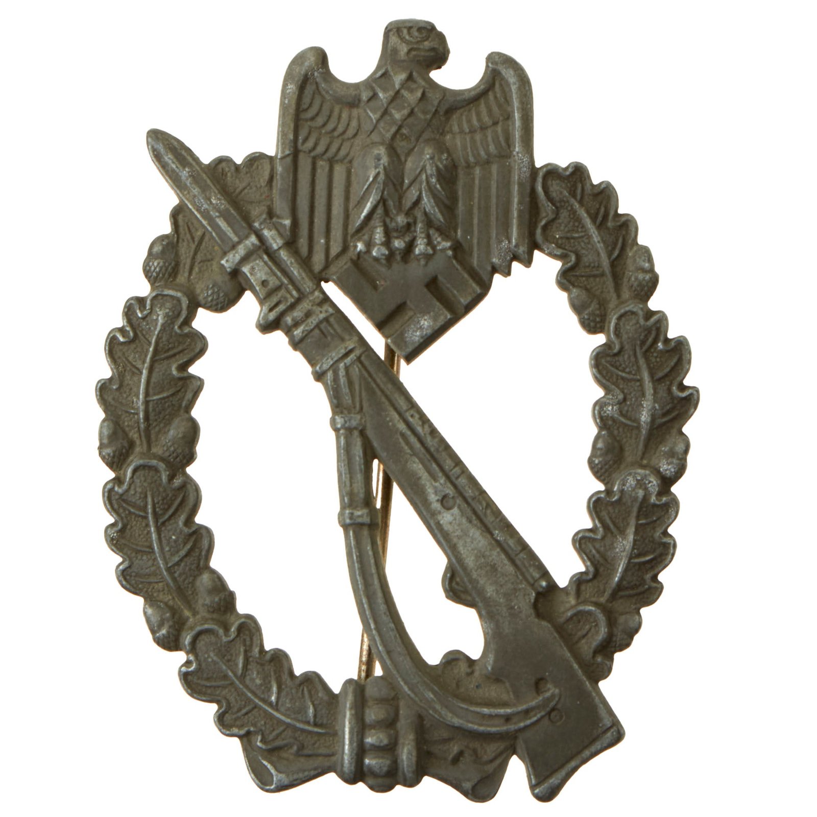 Buy Original German WWII Silver Grade Infantry Assault Badge by Fritz Zimmerman und Söhne of Lüdenscheid | Original Firearms Antique For Sale