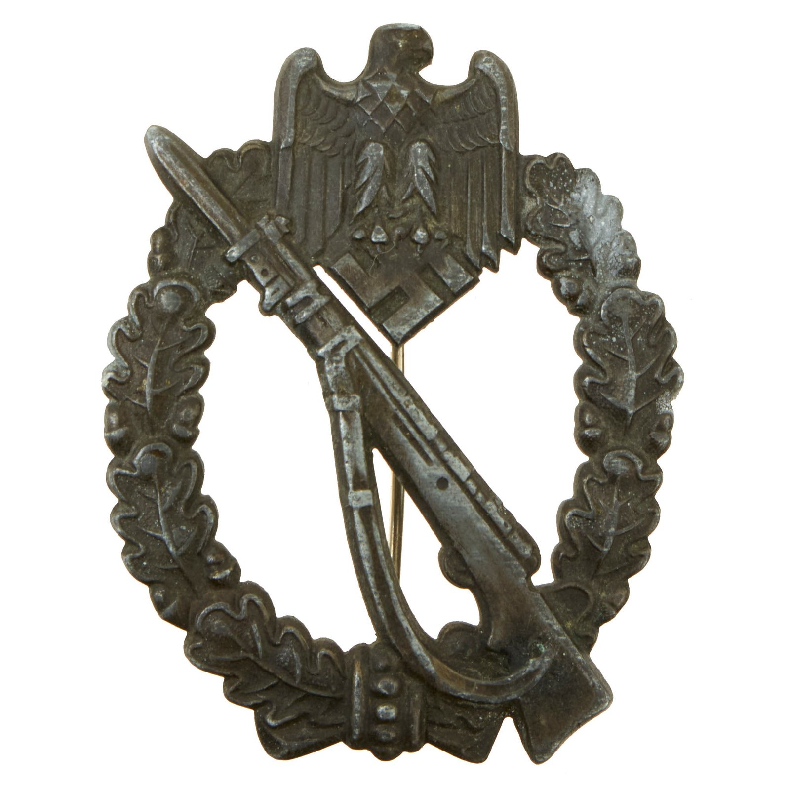 Buy Original German WWII Silver Grade Infantry Assault Badge by Josef Feix & Söhne of Gablonz | Original Firearms Antique For Sale