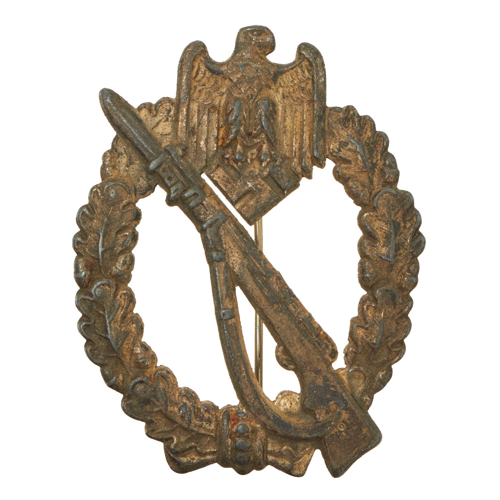 Buy Original German WWII Silver Grade Infantry Assault Badge by Josef Feix & Söhne of Gablonz | Original Firearms Antique For Sale