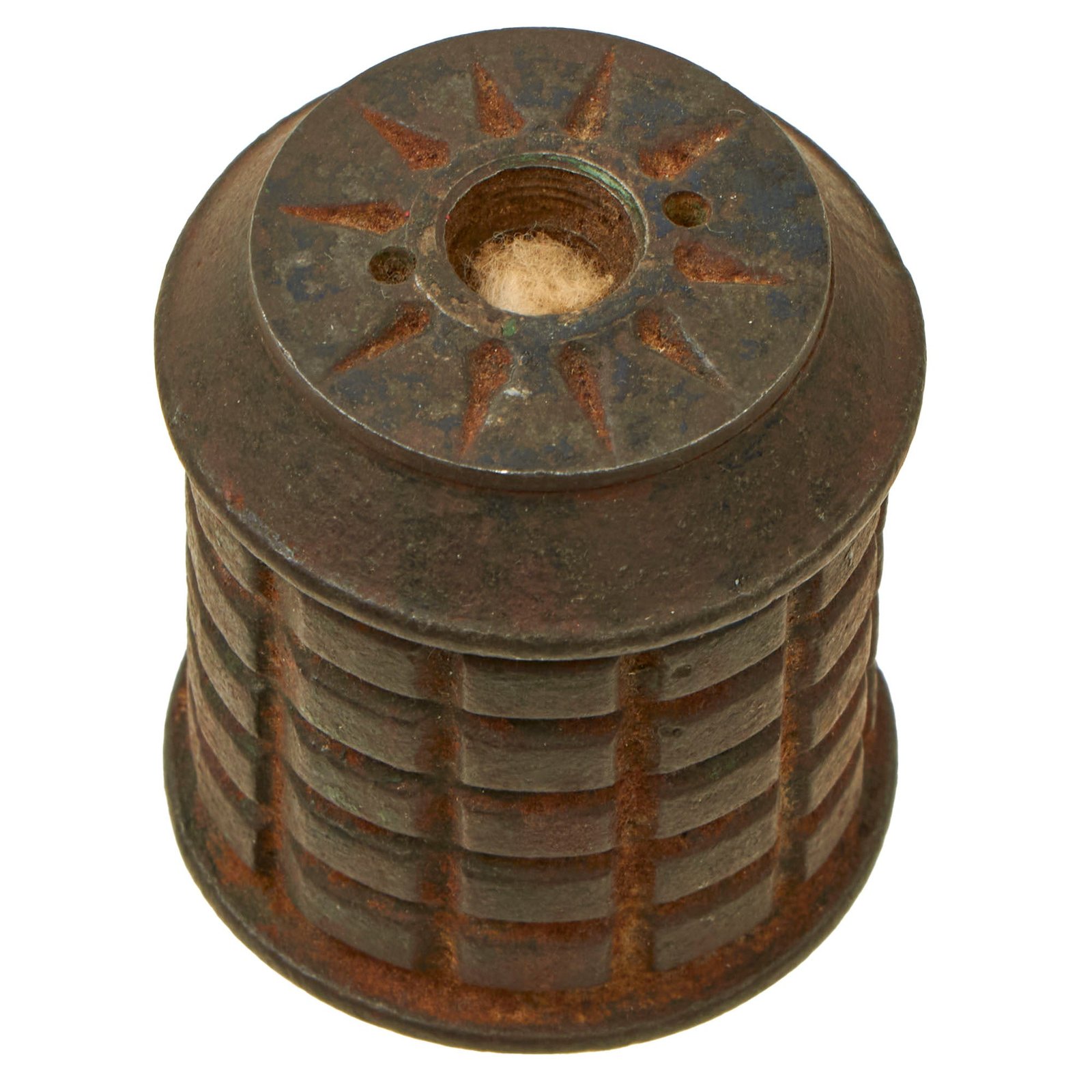 Buy Original Japanese WWII Type 97 Inert Fragmentation Hand Grenade Body - No Fuse or Housing | Original Firearms Antique For Sale