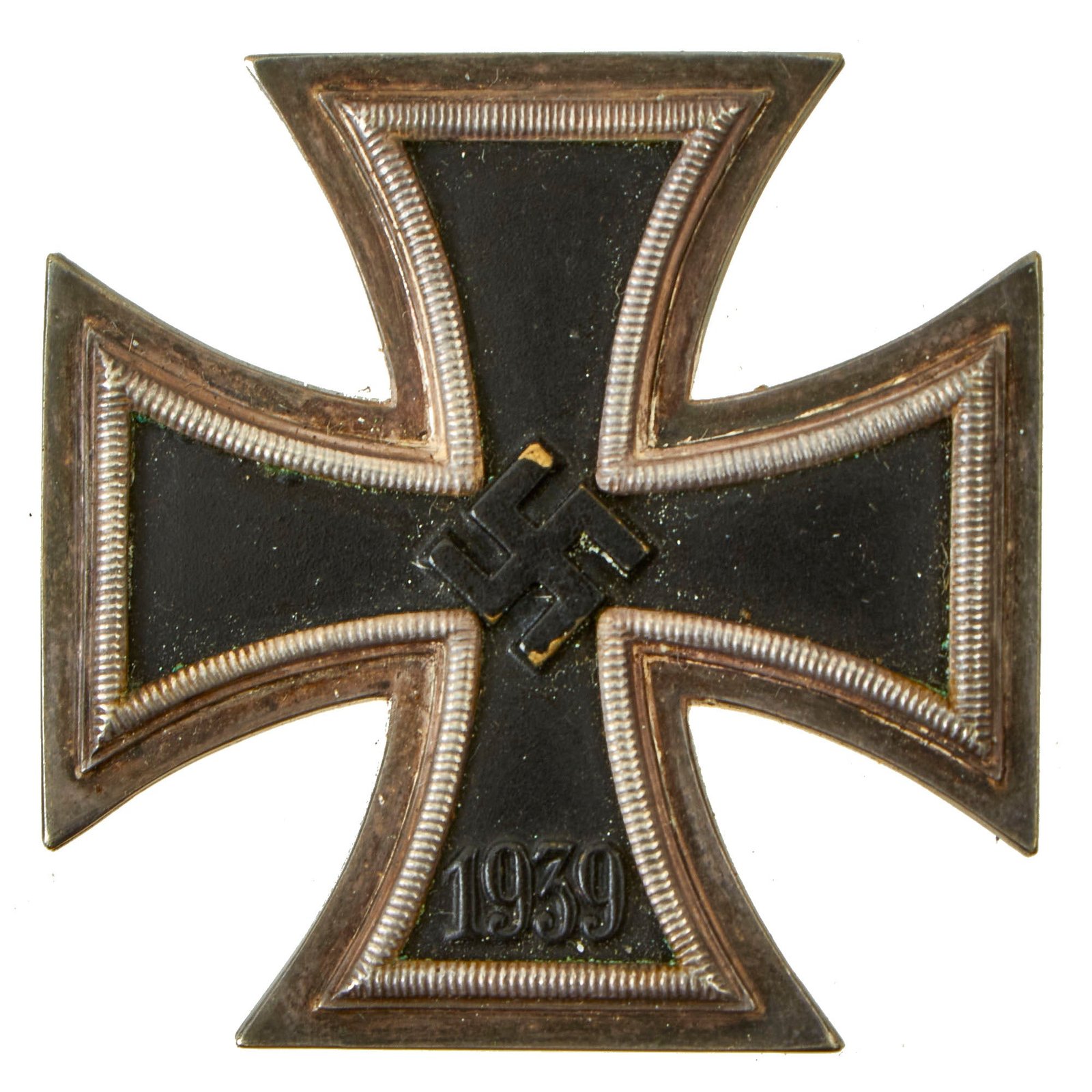 Buy Original German WWII Navy Kriegsmarine Brass Core Iron Cross First Class 1939 - EKI - Unmarked | Original Firearms Antique For Sale
