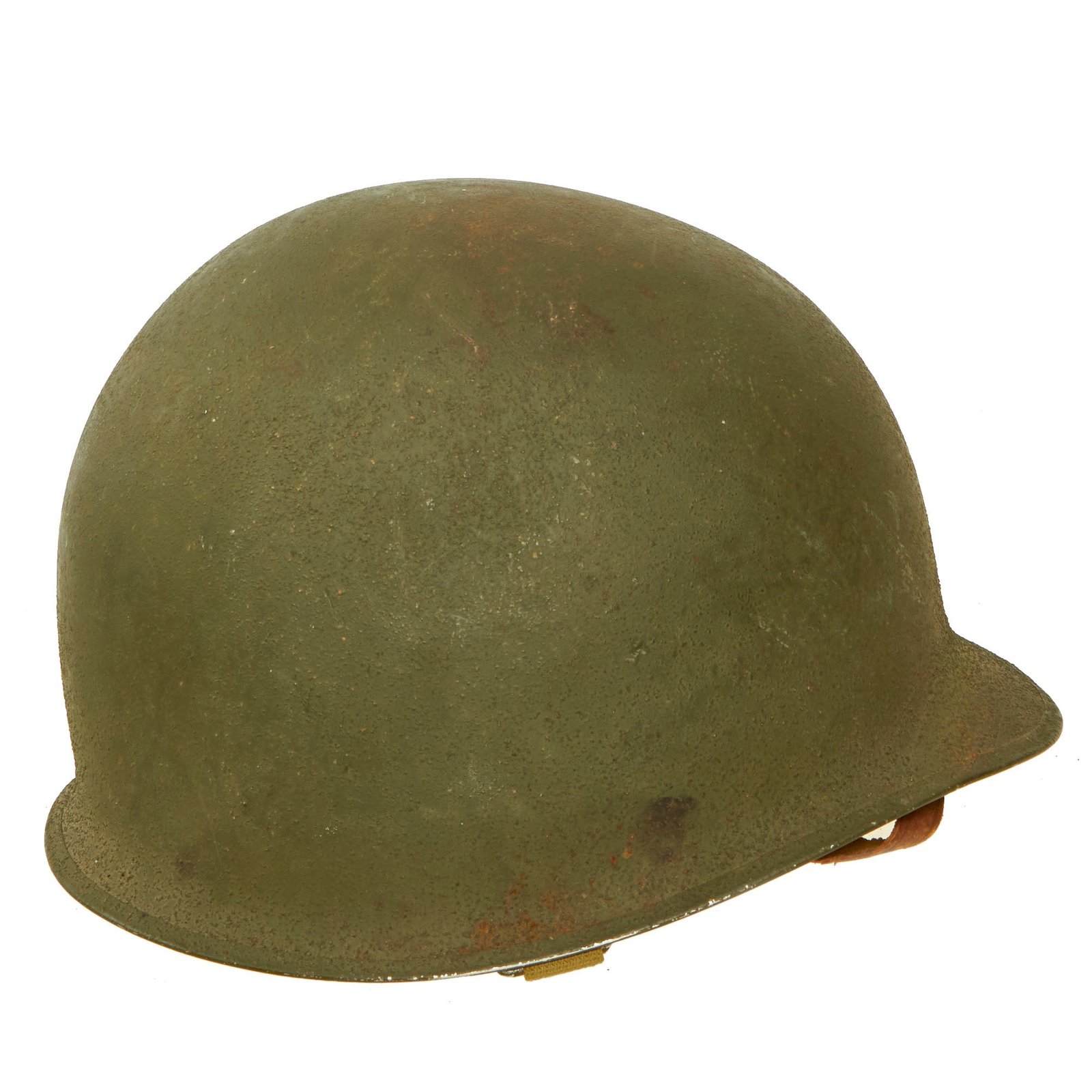 Buy Original U.S. WWII 1942 McCord M1 Fixed Bale Helmet with RARE Hood Rubber Co. Low Pressure Liner | Original Firearms Antique For Sale