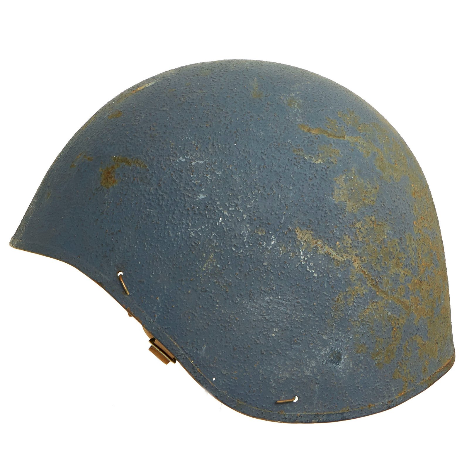 Buy Original U.S. WWII Navy USN MK2 Talker Flak Helmet with Chin Strap - Complete | Original Firearms Antique For Sale