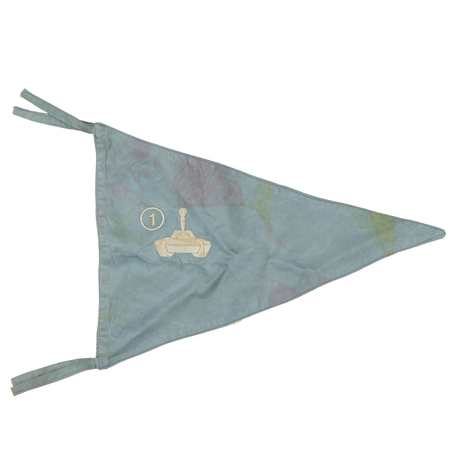 Buy Original Vietnam War Era South Vietnamese Army ARVN 1st Armored Tank Battalion 22” x 14” Pennant - Formerly Part of A.A.F. Tank Museum Collection | Original Firearms Antique For Sale