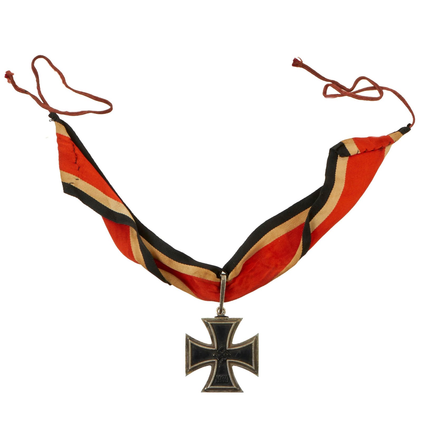 Buy Original German WWII Iron Cross 2nd Class 1939 Field Upgraded to Knight's Cross with Original Ribbon - Ritterkreuz | Original Firearms Antique For Sale