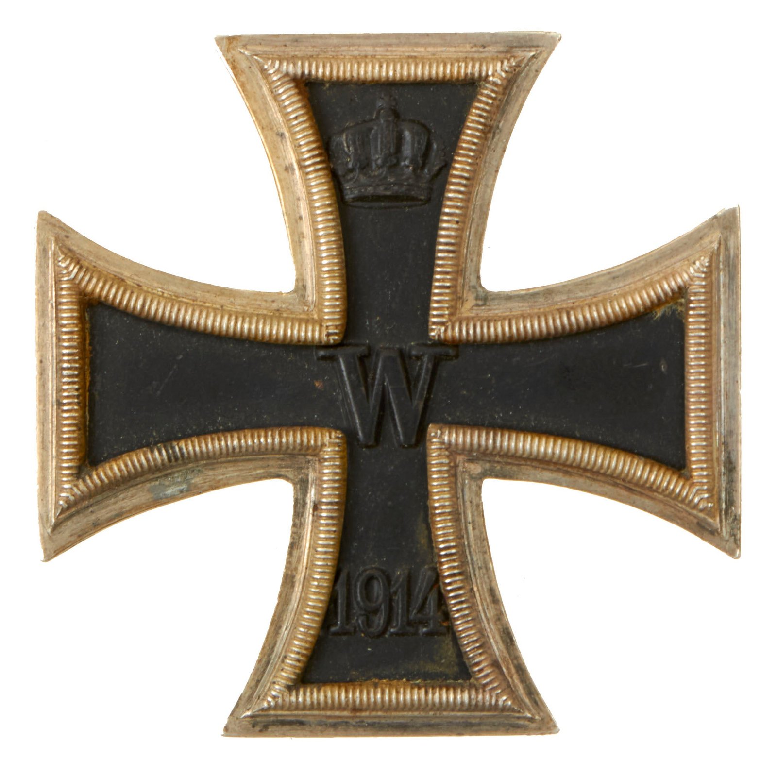 Buy Original Imperial German WWI Prussian Iron Cross First Class 1914 with Pinback by Paul Meybauer, Berlin - EKI | Original Firearms Antique For Sale