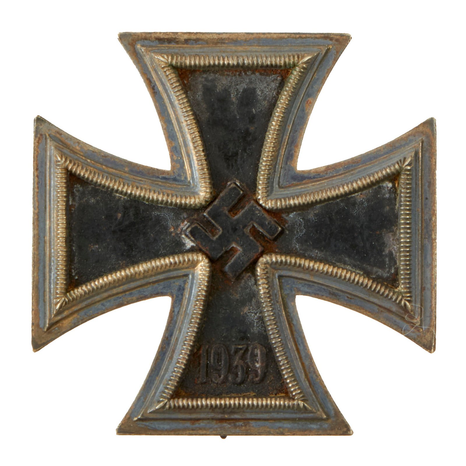 Buy Original German WWII Iron Cross First Class 1939 EKI with Personalized with Name & Date on Reverse | Original Firearms Antique For Sale