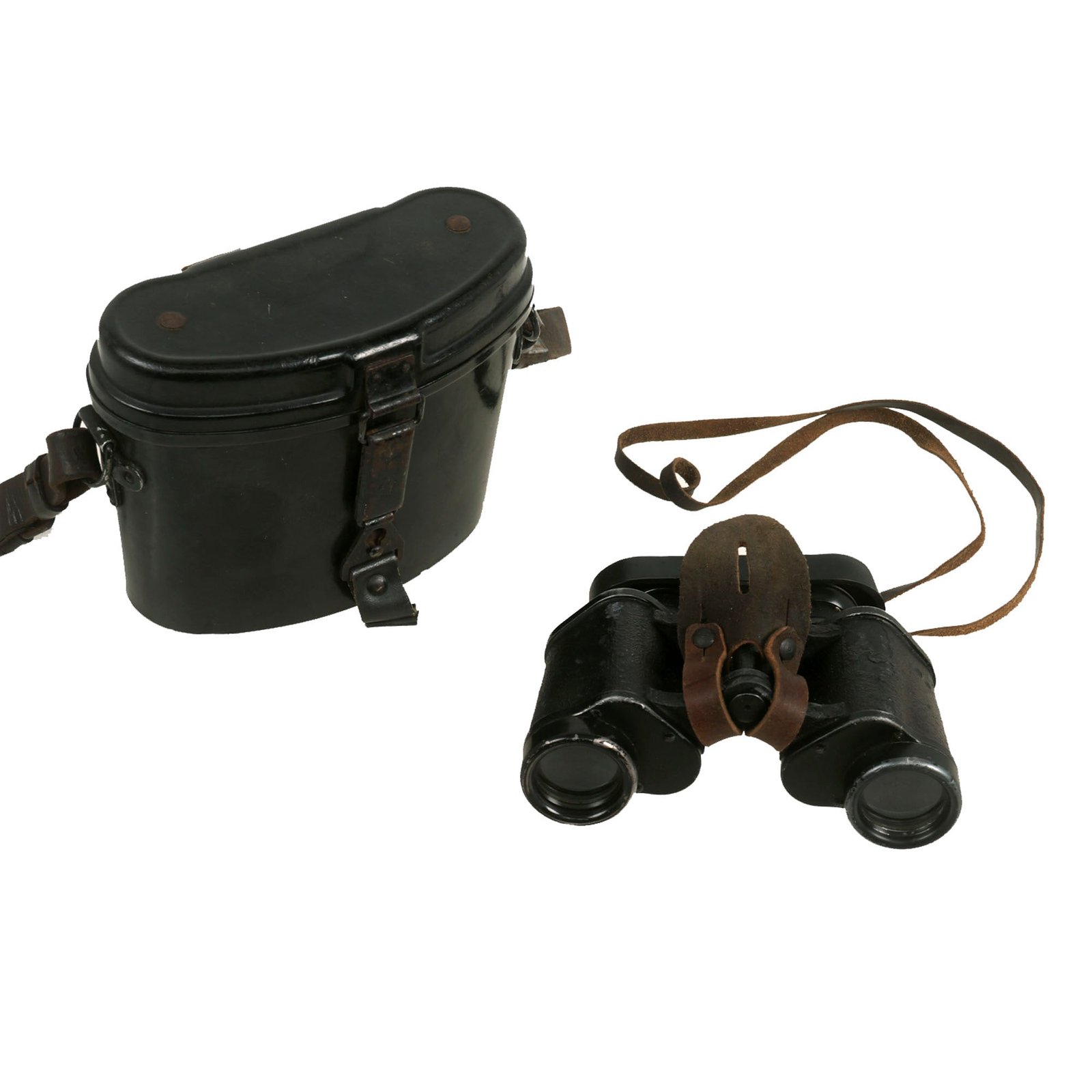 Buy Original German WWII 6x30 Dienstglas Binoculars by Voigtlander & Sons, Brunswick in Bakelite Carry Case | Original Firearms Antique For Sale