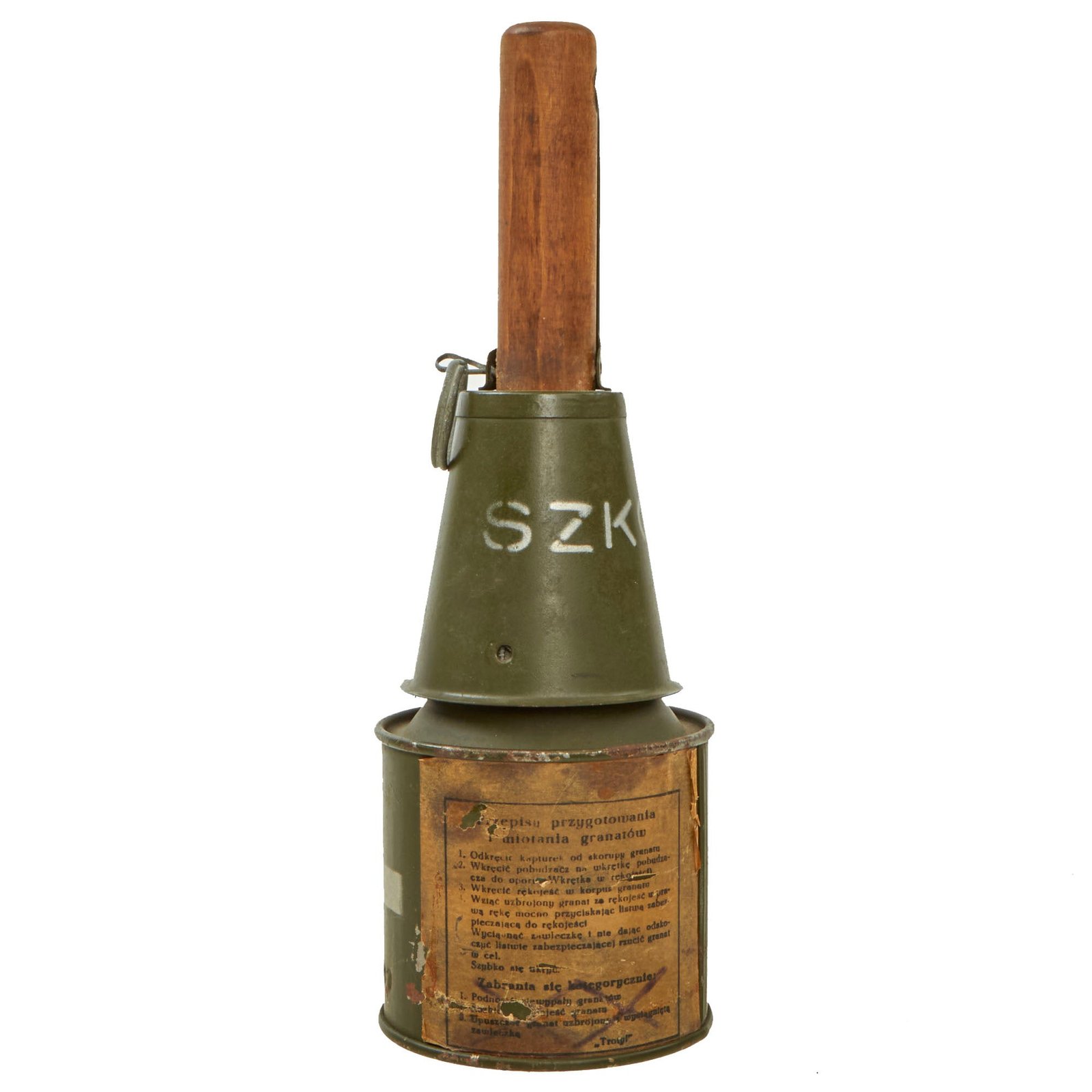 Buy Original Polish Cold War Issue Soviet RPG-43 Inert HEAT Grenade - High Explosive Anti-Tank | Original Firearms Antique For Sale