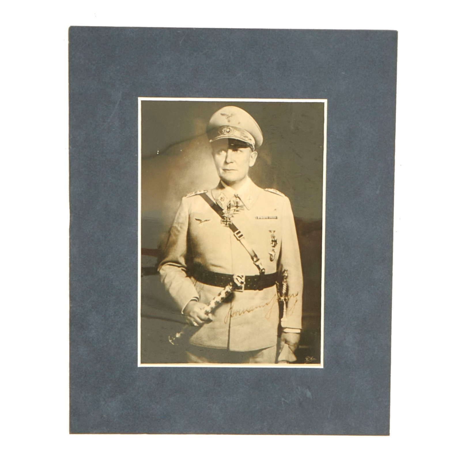 Buy Original German WWII Signed 5" x 7" Photograph of Reichsmarschall Hermann Göring in Full Dress Uniform | Original Firearms Antique For Sale