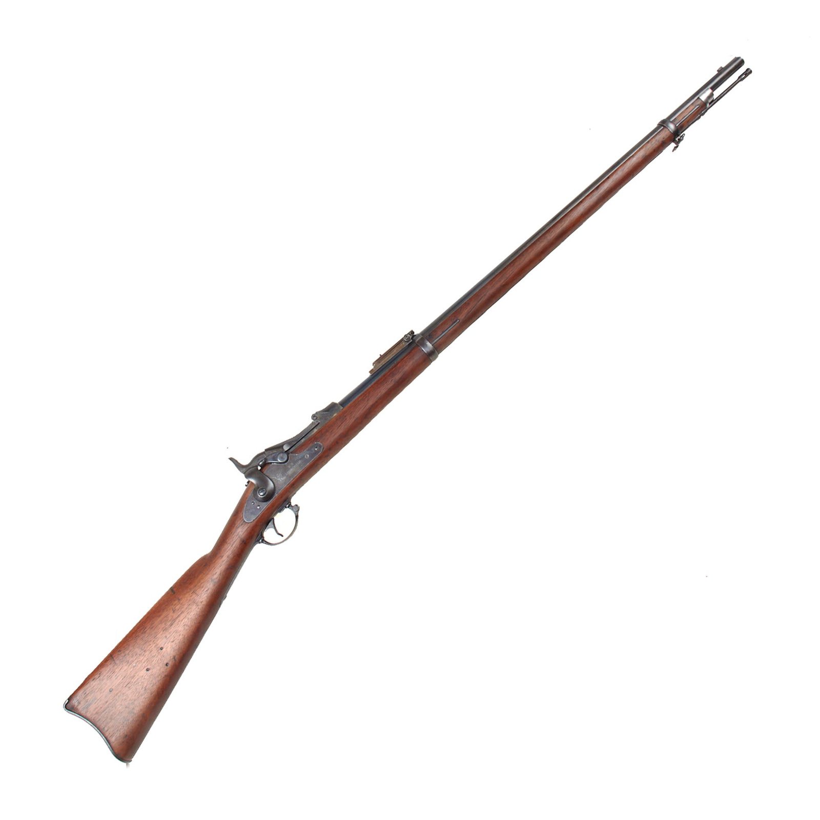 Original U.S. Springfield Trapdoor Model 1884 Rifle with Early Cleaning Rod Made in 1887 - Serial 376963