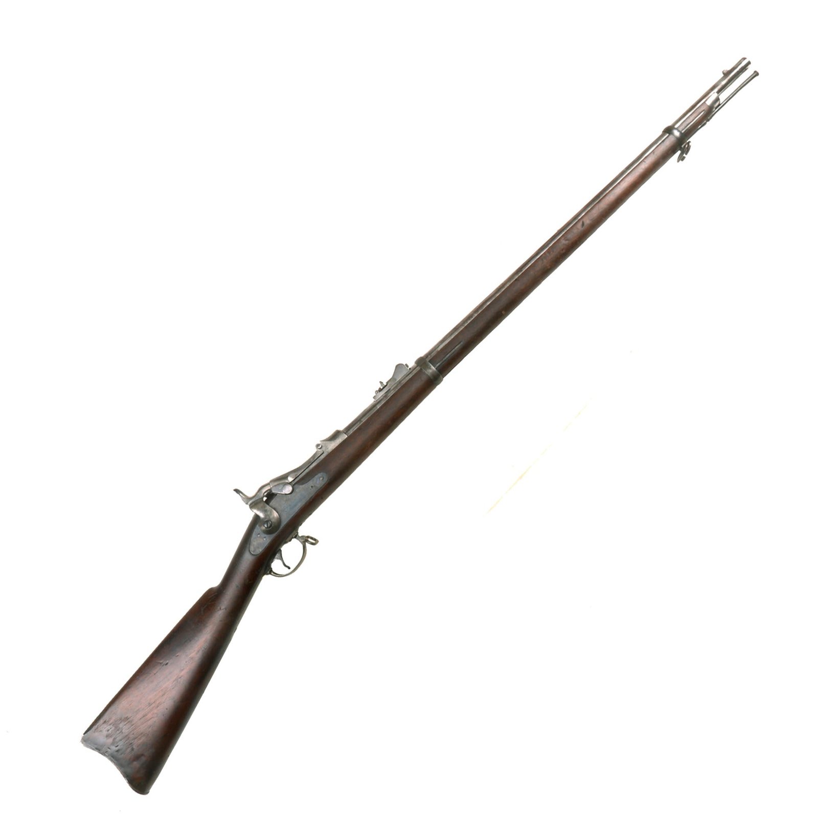 Buy Original U.S. Springfield Trapdoor Model 1873 Rifle made in 1885 with Standard Ramrod - Serial No. 286395 | Original Firearms Antique For Sale