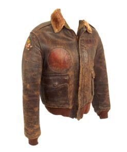 Buy Original U.S. WWII Named 14th Air Force, 425th Bomb Squadron, 308th Bomb Group Custom A-2 Flight Jacket With B-15 Jacket Liner | Original Firearms Antique For Sale