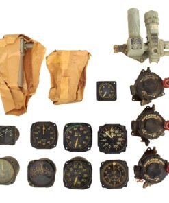 Buy Original U.S. WWII to Cold War Era Various Aircraft Gauges and Components - Lot of 15 | Original Firearms Antique For Sale