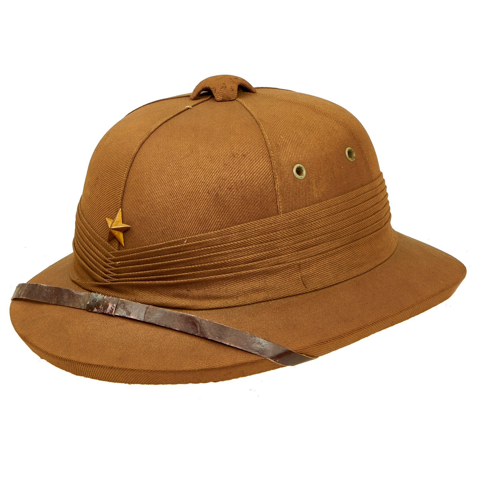Buy Original Japanese Pre-WWII Type 30 Officer’s “Animal Brand” Pith Helmet by Swan Brand Helmets - Size 7 ⅛ | Original Firearms Antique For Sale