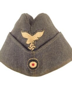 Buy Original German WWII Service Used Luftwaffe EM-NCO Wool M38 Overseas Cap | Original Firearms Antique For Sale