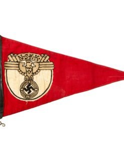 Buy Original German WWII NSKK Vehicle Staff Car Pennant Flag - 8" x 13 ½" | Original Firearms Antique For Sale