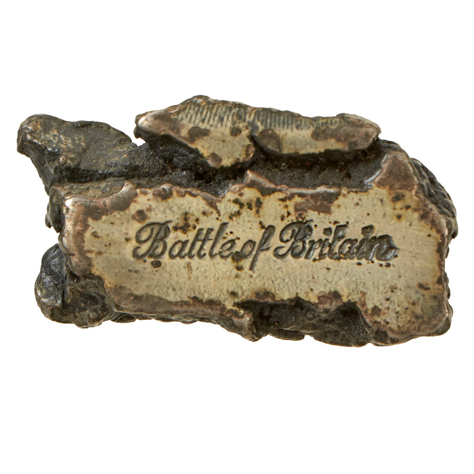 Buy Original British WWII “Battle of Britain” Shrapnel Turned Pin | Original Firearms Antique For Sale
