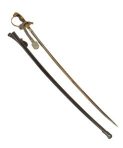Buy Original German WWII Officer's Lion Head Sword by ALCOSO with Scabbard, Hanger & Troddel Knot - circa 1936-1940 | Original Firearms Antique For Sale