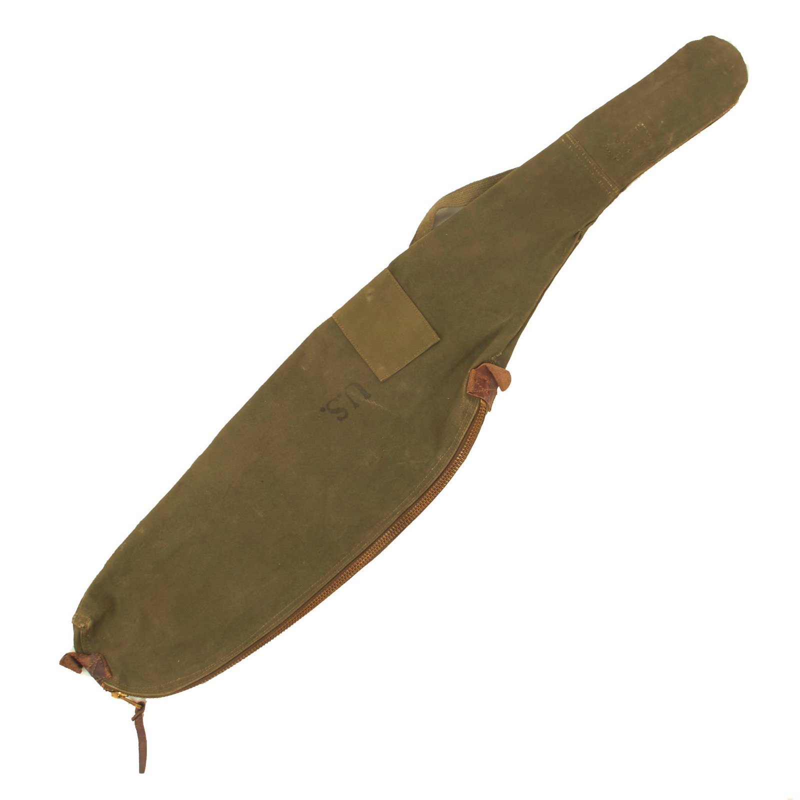 Buy Original U.S. WWII Service Used M1 Carbine Rifle Canvas Carry Case by Shane Mfg. Co. - Dated 1944 | Original Firearms Antique For Sale