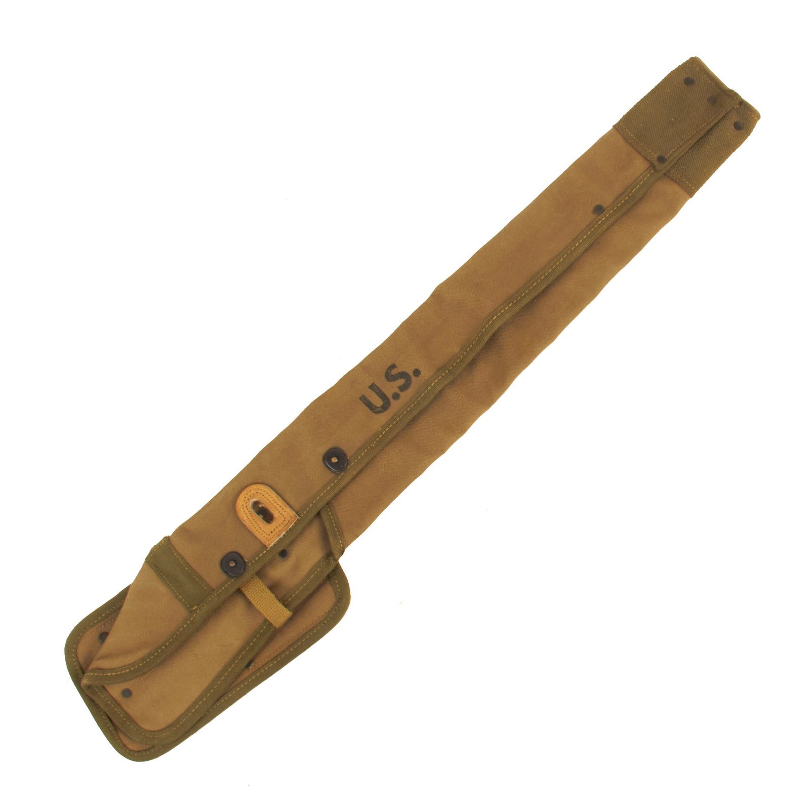 Buy Original U.S. WWII M1 Experimental Carbine Short Hip Holster Case by Lub. Prod. Co - dated 1943 | Original Firearms Antique For Sale