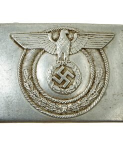 Buy Original German WWII SA Wehrmannschaft EM/NCO Aluminum Belt Buckle by C. Theodor Dicke - RZM 4/22 | Original Firearms Antique For Sale